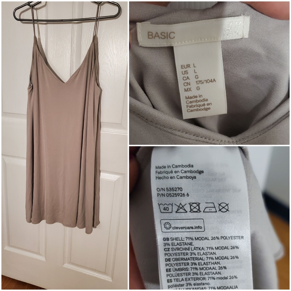 H&M soft flowy dress